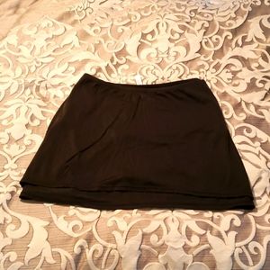 Swim by cacique black skirt size 28